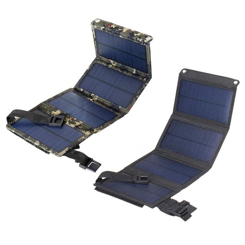 20W 30W 50W Folding Solar Panel 5V / 2A Output USB Mobile Phone Battery Charger Power Bank For Outdoor Camping Hiking
