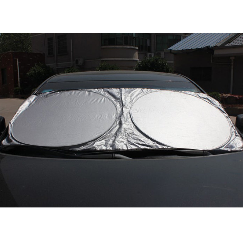 UV Protect Car Window Film Auto Visor Windshield Windscreen Sun Block Cover Folding Jumbo Front Rear Car Window Sun Shade