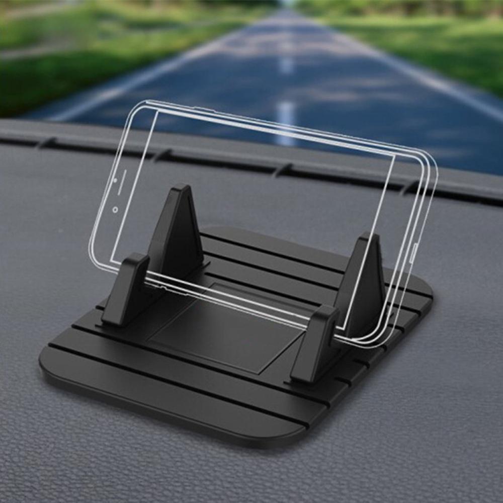 Silicone Car Phone Holder Dashboard Non-slip Mat Mobile Phone Desktop Stand For Samsung Mobile Phone Stand Bracket