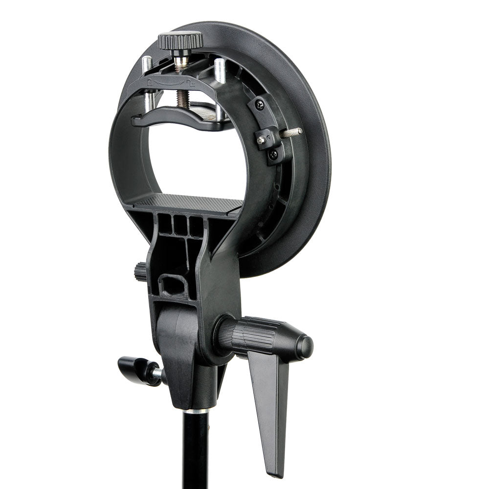 Handheld Grip S-Type Bracket for Bowens S Mount Holder for Speedlite Flash Snoot Softbox Beauty Dish Honeycomb Photography