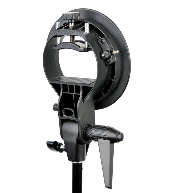 Handheld Grip S-Type Bracket for Bowens S Mount Holder for Speedlite Flash Snoot Softbox Beauty Dish Honeycomb Photography