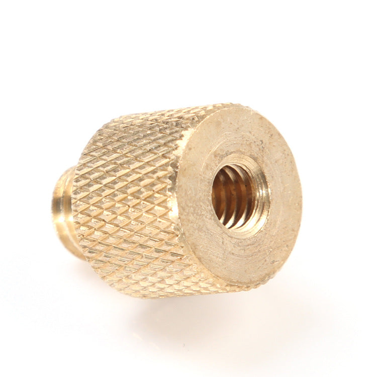 3/8 inch Female to 1/4 inch Male Tripod Thread Reducer Adapter Brass Copper For Camera tripod Diameter of screw 6mm