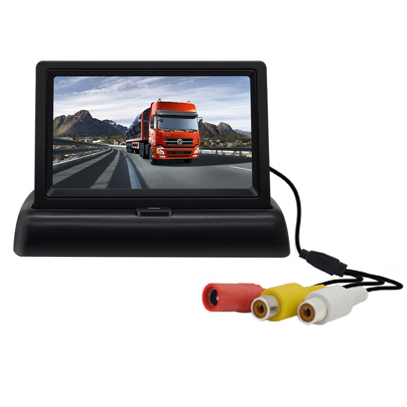 Folding Car Display Device Visible Reversing Image High Definition Display Surveillance Camera Video Equipment Display