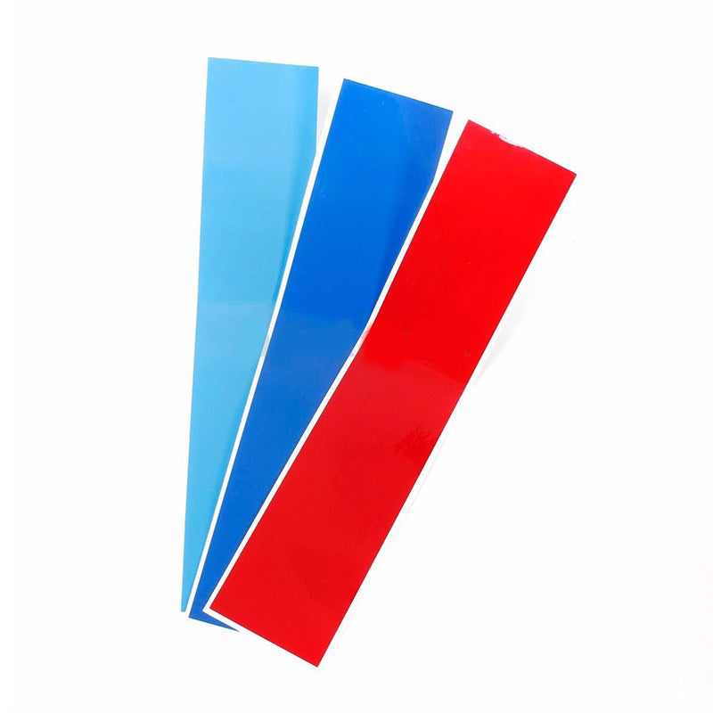 3PCS Kidney Grille Sticker Sport Stripe 3 Colors Glue Stickers Kids Cartoon Posters For BMW M3 M5 M6 E46 Car Stickers For BMW