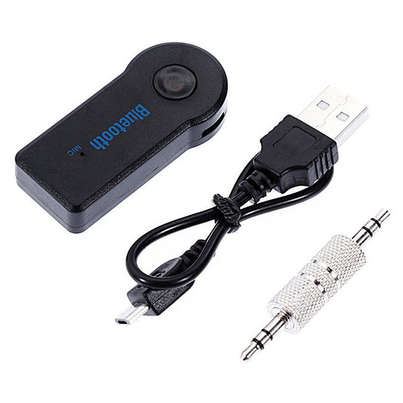 3.5mm Modified Car Bluetooth Phone Audio Convertor MP3 Stereo Music Receiver Adapter Auto Electric Decoration