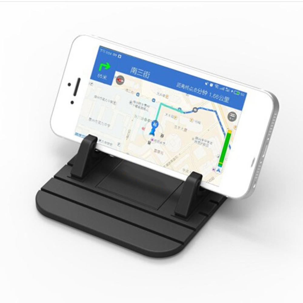 Silicone Car Phone Holder Dashboard Non-slip Mat Mobile Phone Desktop Stand For Samsung Mobile Phone Stand Bracket