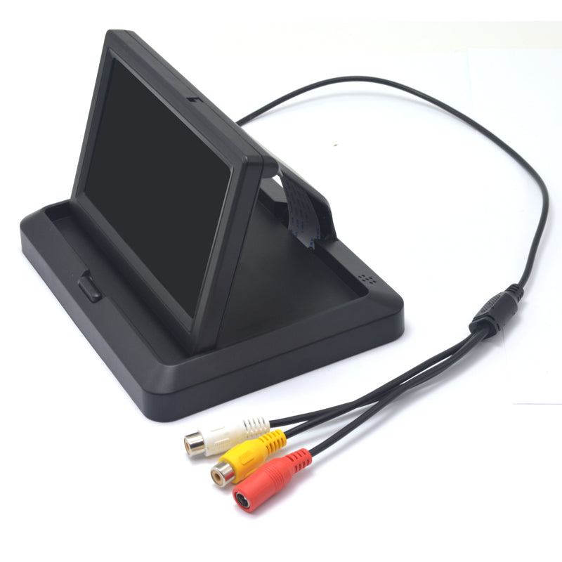Folding Car Display Device Visible Reversing Image High Definition Display Surveillance Camera Video Equipment Display
