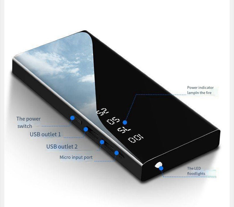 Fast Charging 50000mAh Portable Charger Power Bank Power Bank with 2.1A External Battery Pack for smart phone