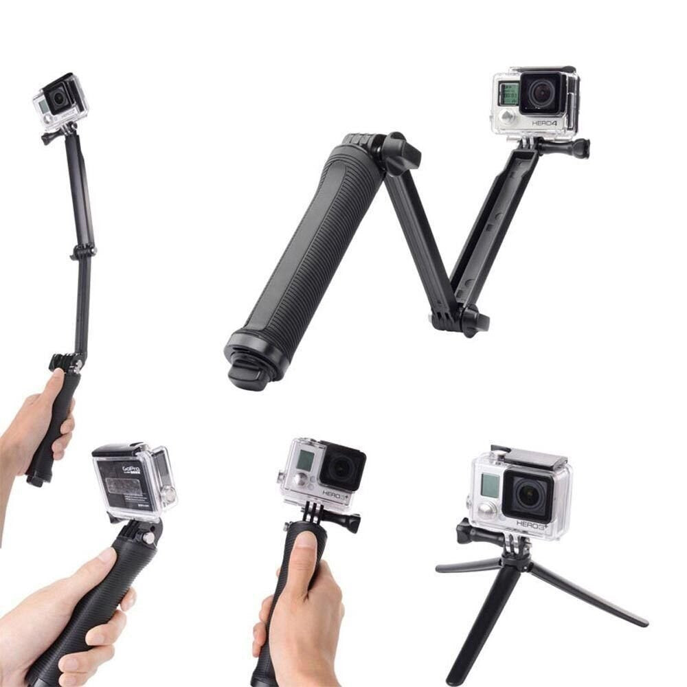 Waterproof Selfie Sticks Monopod for Gopro Hero 5 6 4 3 Camera for 4K Sports Camera Tripod Stand Accessories