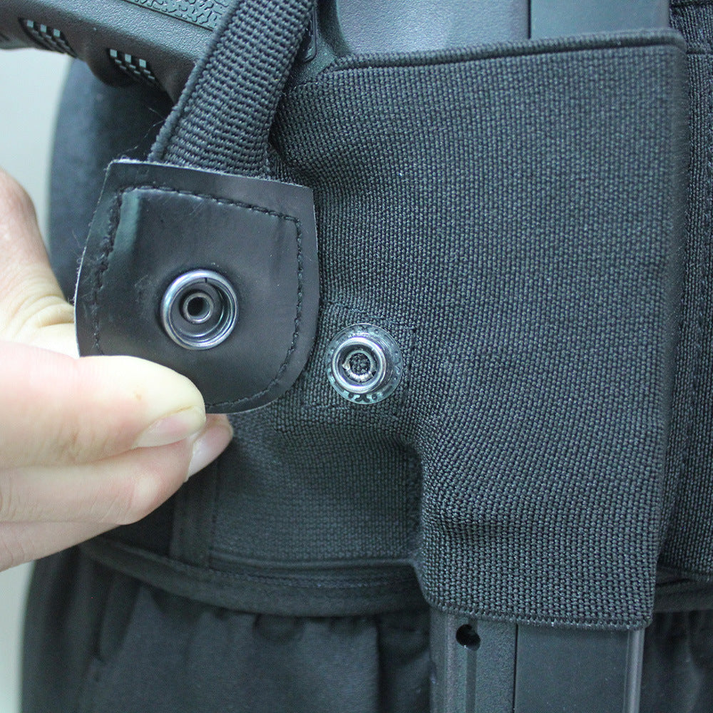 Tactical Pistol Holster Hidden Holster Wide Belt Military Portable Outdoor Hunting Shooting Defense Holster Mobile Phone Holster