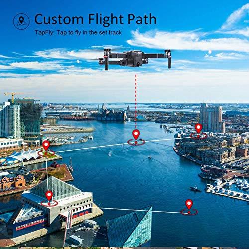 Contixo Quadcopter GPS Foldable 4K HD Camera Drones - 60 Minutes Longest Flight Time - Brushless Motors Drone with Camera for Adults - Extra 1 Battery 64GB SD Card Carrying Case Contixo