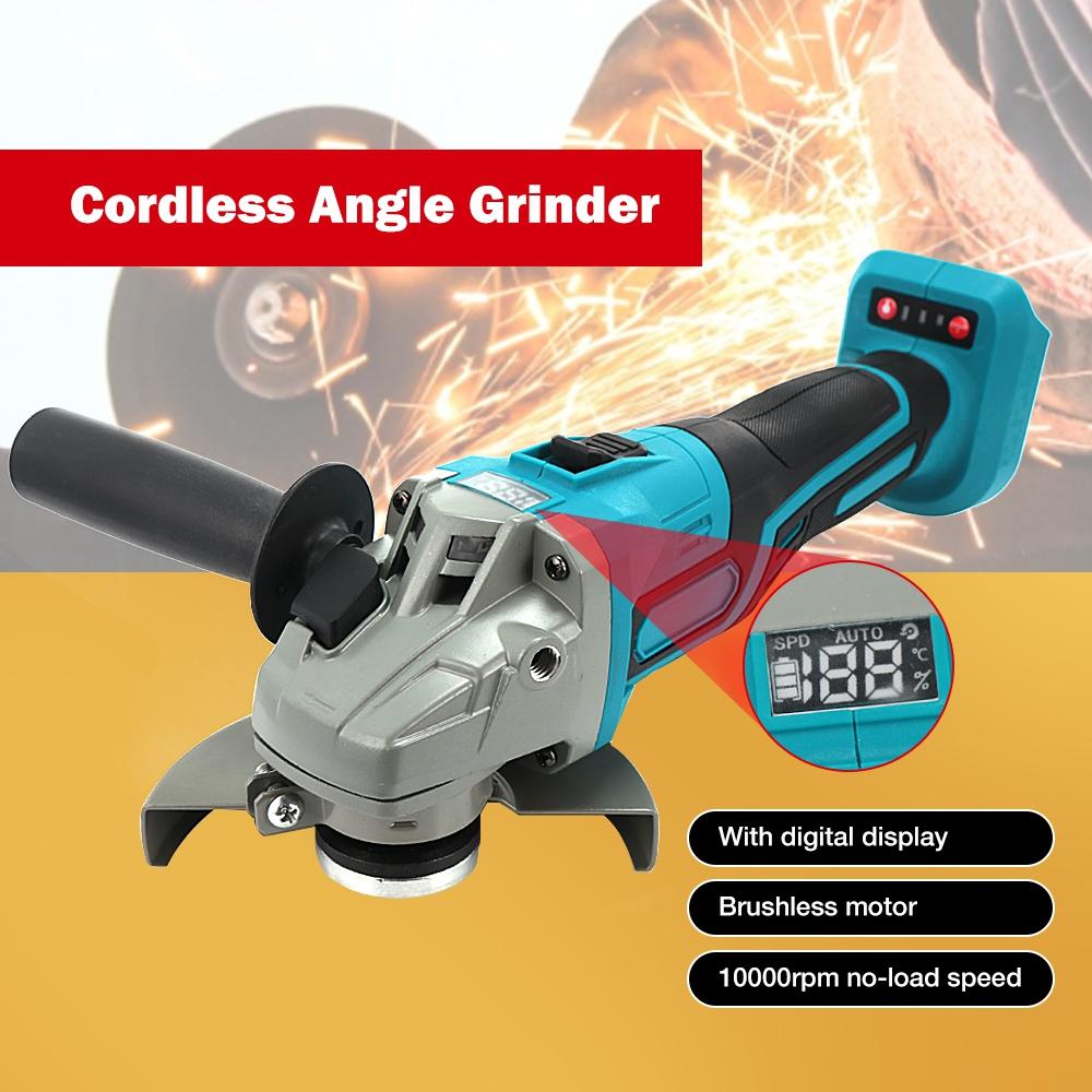 Cordless Angle Grinder Host Polishing Cutting Machine with Digital Display GreatEagleInc