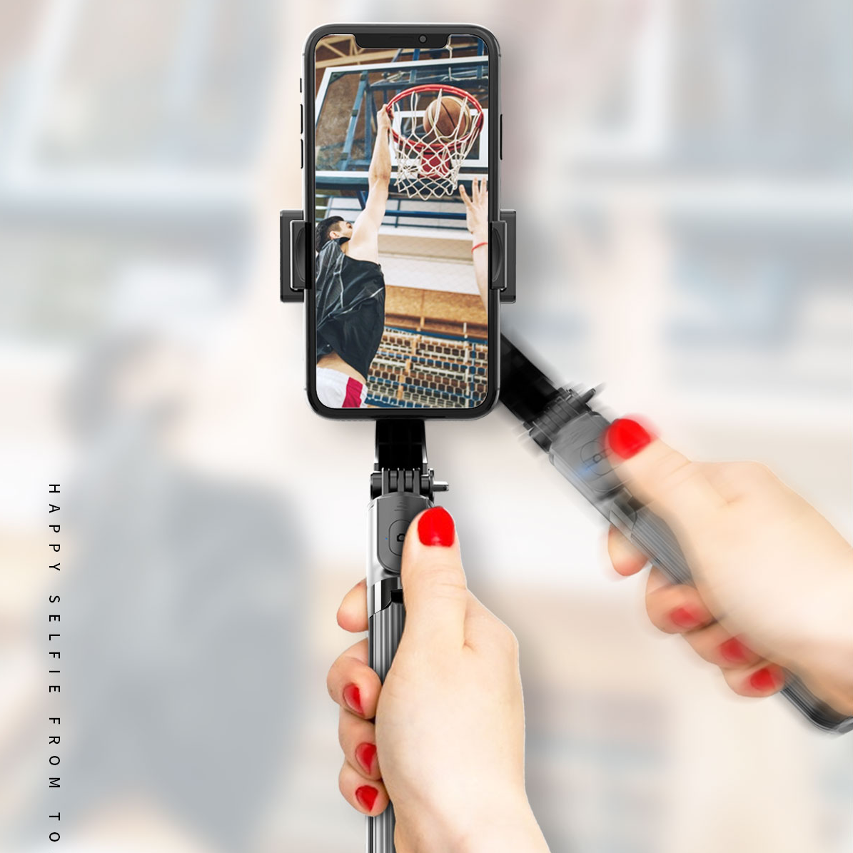 Mobile Phone Stabilizer Anti-shake Handheld Gimbal Shooting Live Tripod Multi-function Selfie Stick For Smartphones