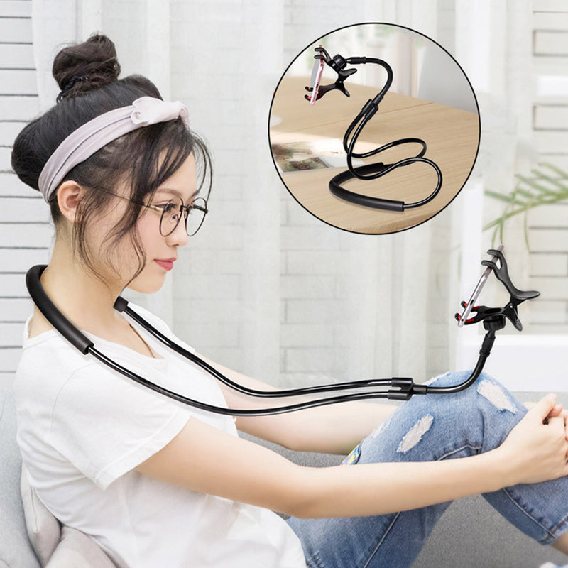 Flexible Mobile Phone Holder Hanging Neck Lazy Holder Bracket Bed 360 Degree Phones Holder Stand For iPhone 11