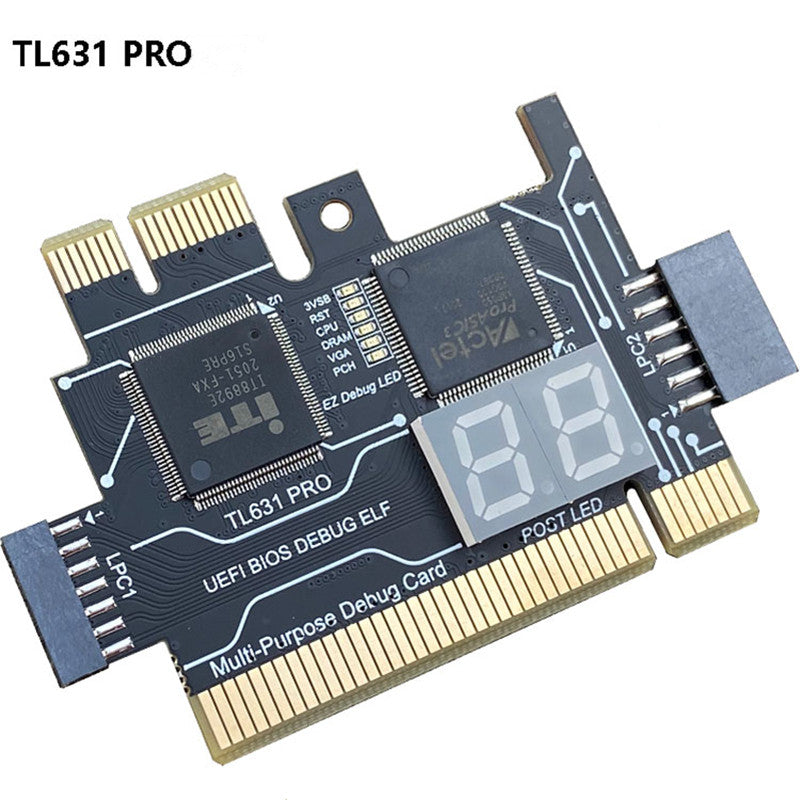TL611 PRO Diagnostic Card Desktop PCI Motherboard PCI E Notebook Debug Card Computer LPC DEBUG