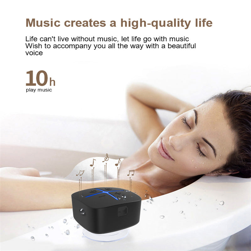 Portable Bluetooth-Compatible 5.0 Speaker Wireless Shower Player Waterproof Surround Sound System Handsfree