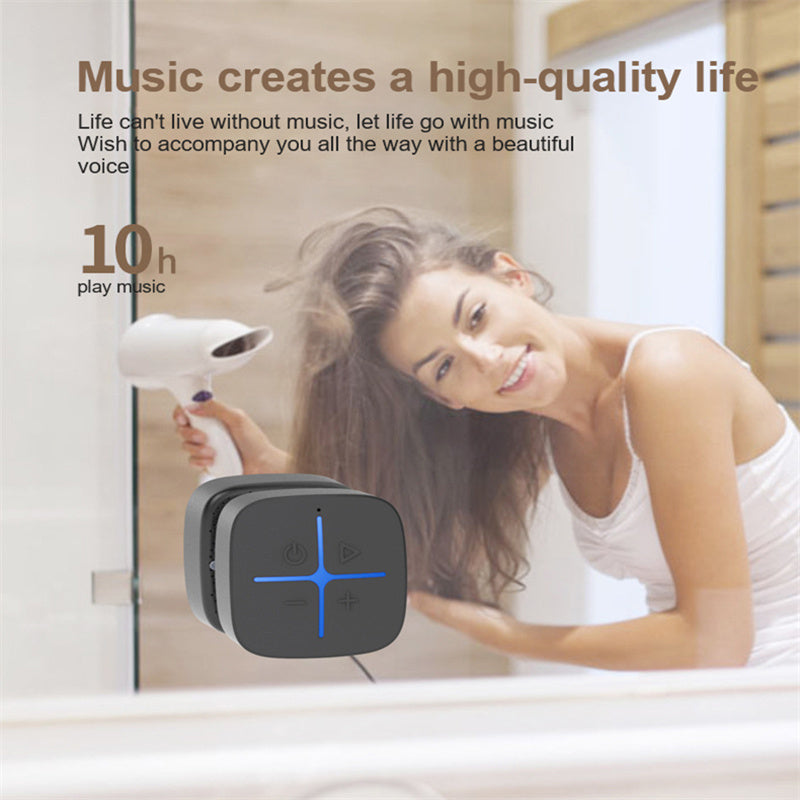 Portable Bluetooth-Compatible 5.0 Speaker Wireless Shower Player Waterproof Surround Sound System Handsfree