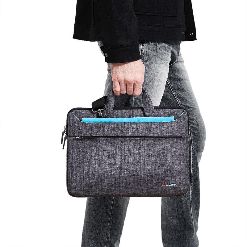 Domiso Multi-use Fashion Laptop Sleeve With Handle Splashproof Shockproof Notebook Computer Bag For 14" 15.6" inch Laptop Bag