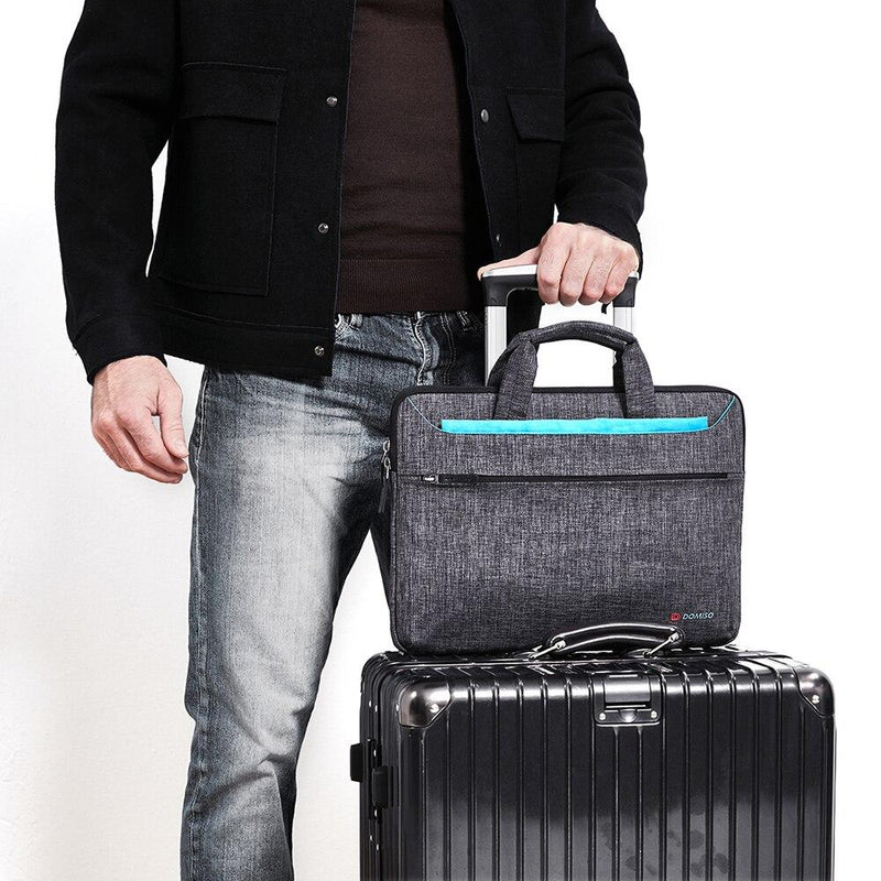 Domiso Multi-use Fashion Laptop Sleeve With Handle Splashproof Shockproof Notebook Computer Bag For 14" 15.6" inch Laptop Bag