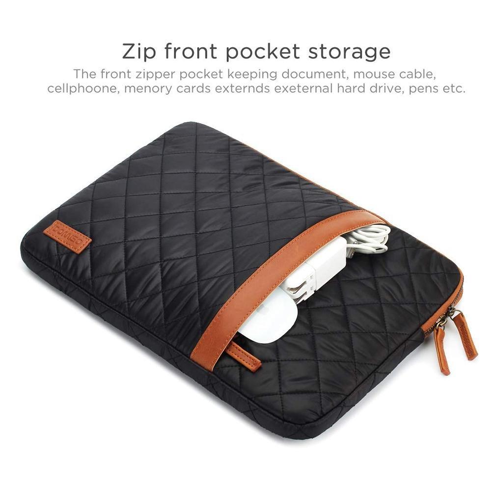 DOMISO Square Style Shockproof Zipper Laptop Sleeve For 11