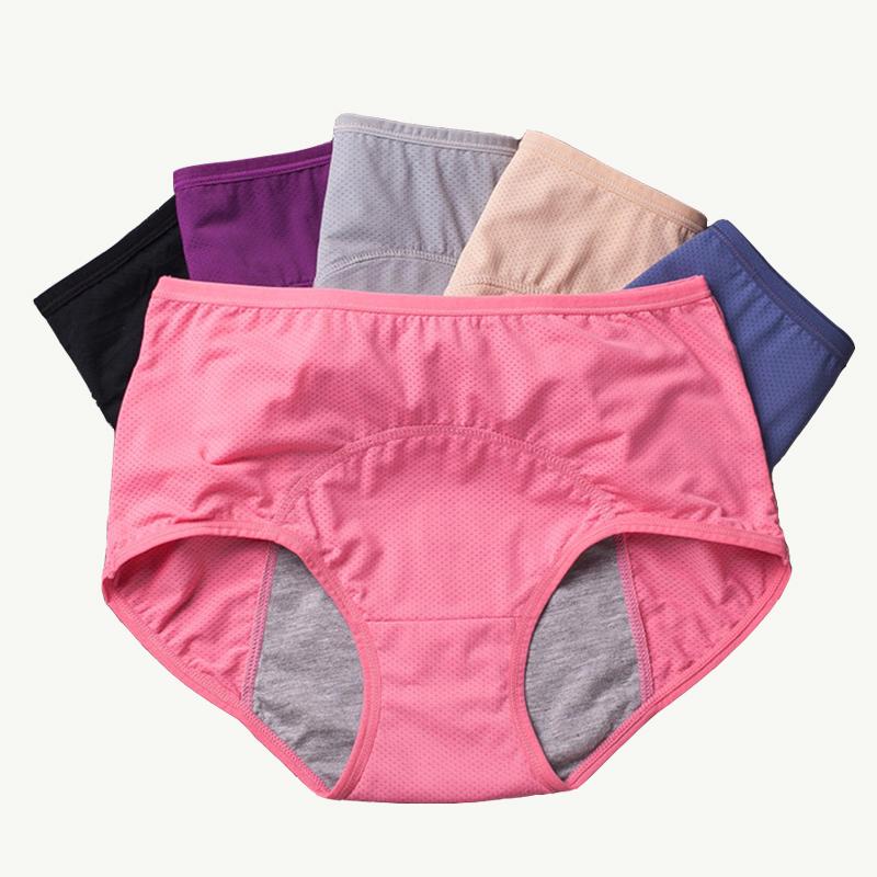 DULASI 3pcs Leak Proof Menstrual Panties Physiological Pants Women Underwear Period Cotton Waterproof  Briefs GreatEagleInc