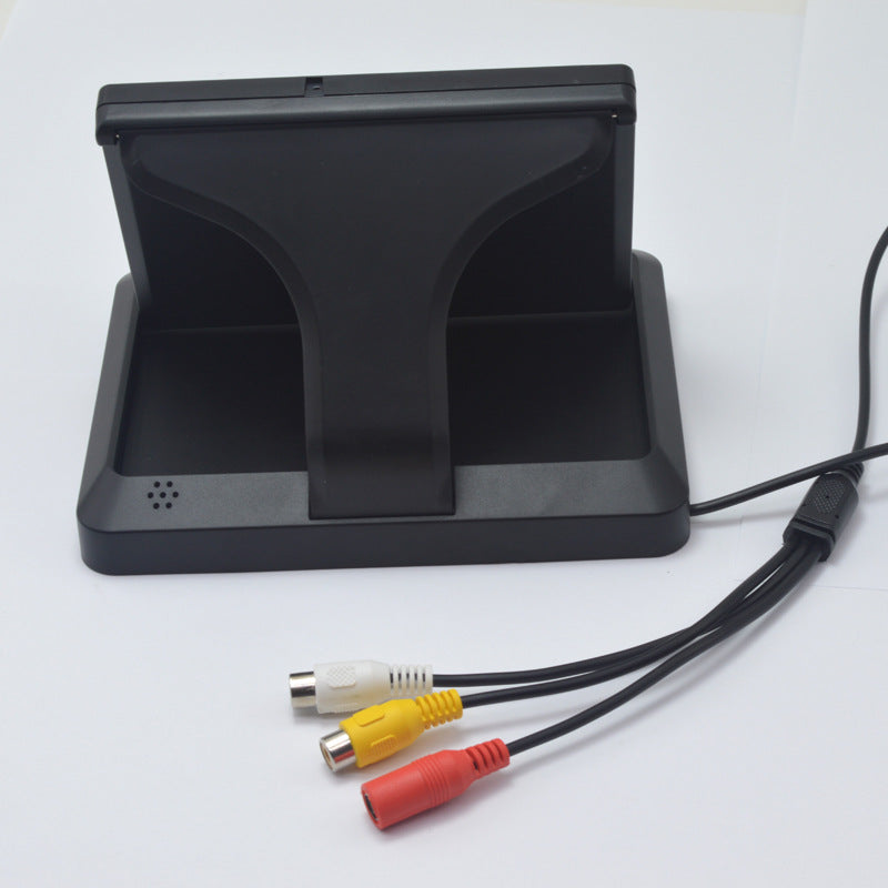 Folding Car Display Device Visible Reversing Image High Definition Display Surveillance Camera Video Equipment Display