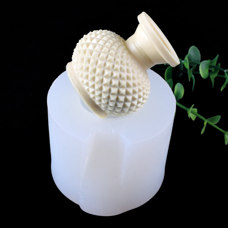 3D Three-dimensional Vase Modeling Crystal Epoxy Mold Aromatherapy Plaster Mold Cake Decoration Mold