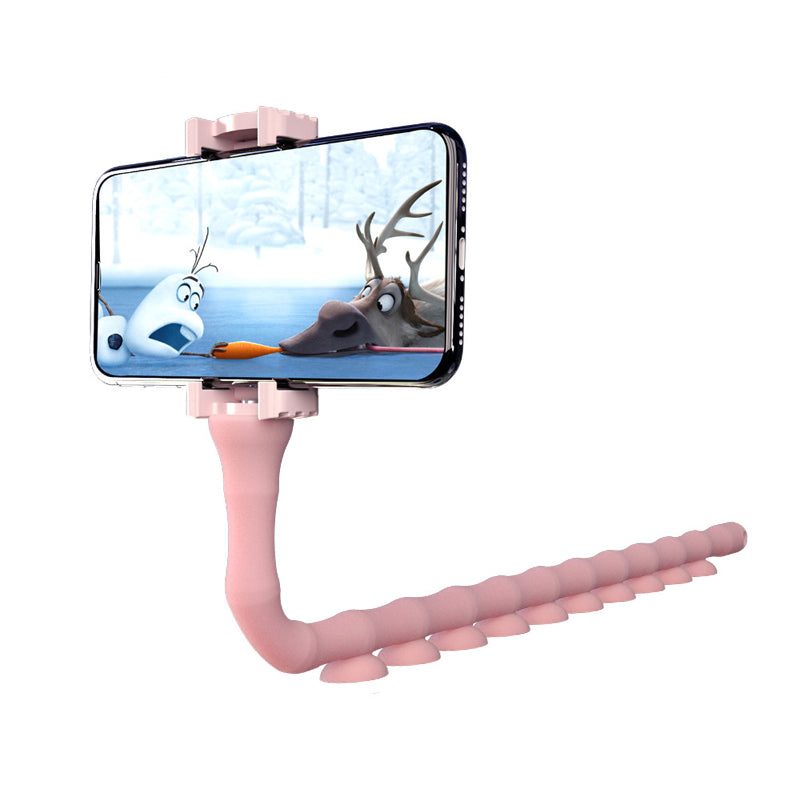 Universal Lazy Holder Arm Flexible Mobile Phone Holder Suction Cup Stand Wall Desk Bicycle Stents Caterpillars Bracket for Phone