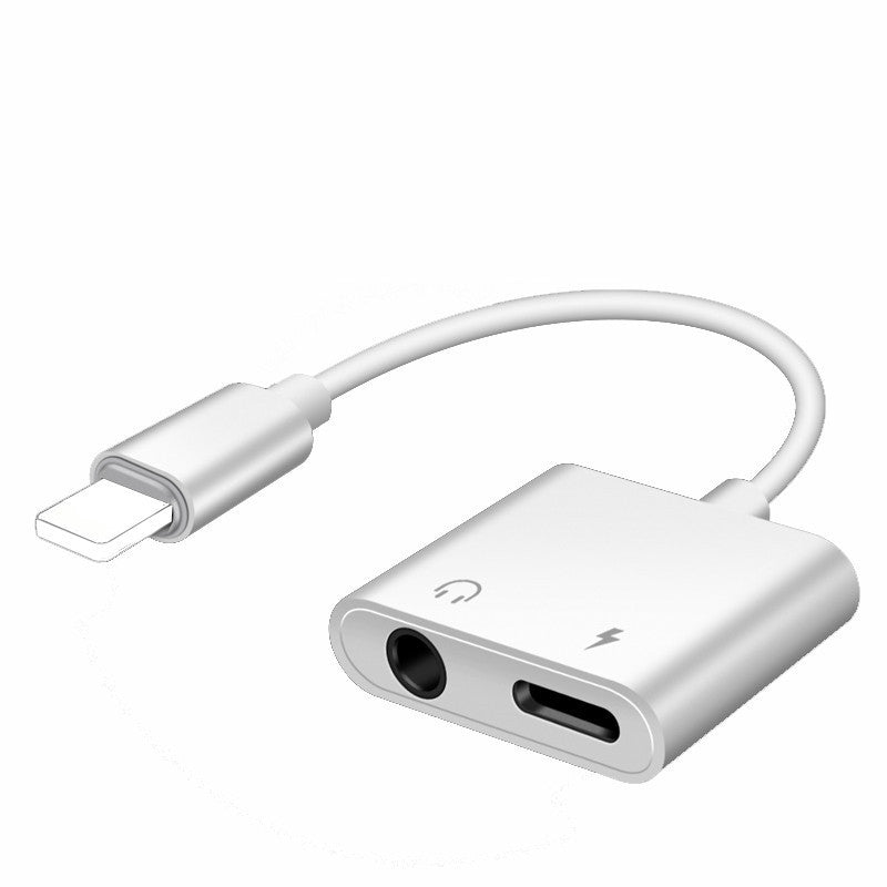 Applicable to Apple Iphone Headphone Adapter 2-in -1 3.5mm Sound Card Audio Converter Adapter