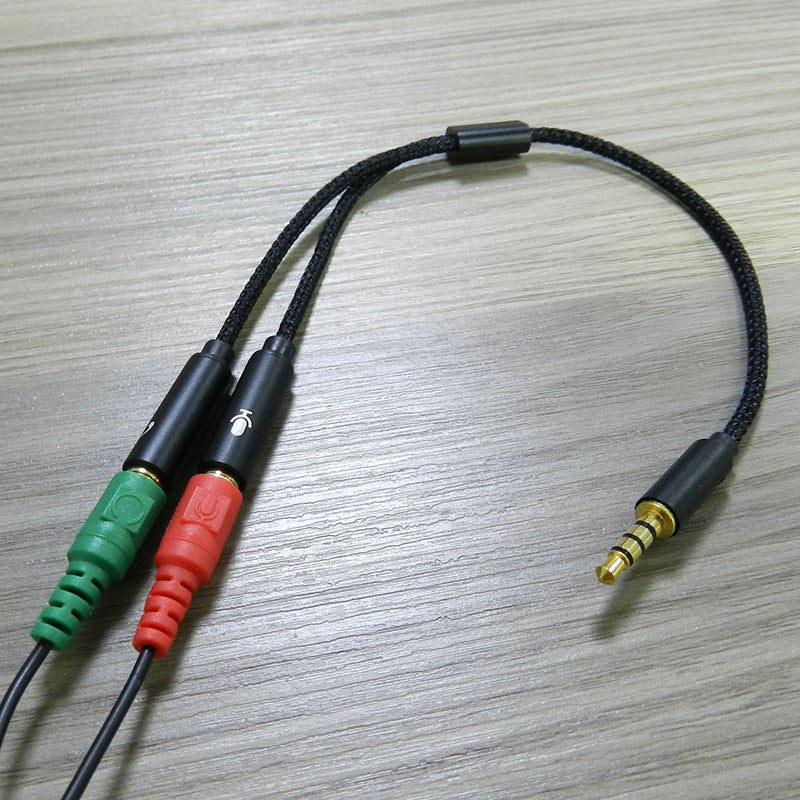 AUX Cable Jack 3.5mm Audio Cable 3.5 mm Jack Stereo Audio Male to 2 Female Headset Mic Y Splitter Cable Adapter