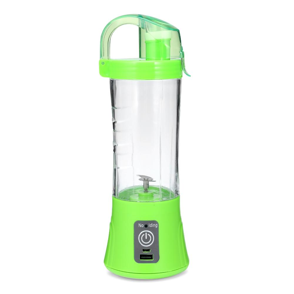 Electric Portable Juicer Cup Fruit Vegetable Juice Mixer YELLOW GREEN