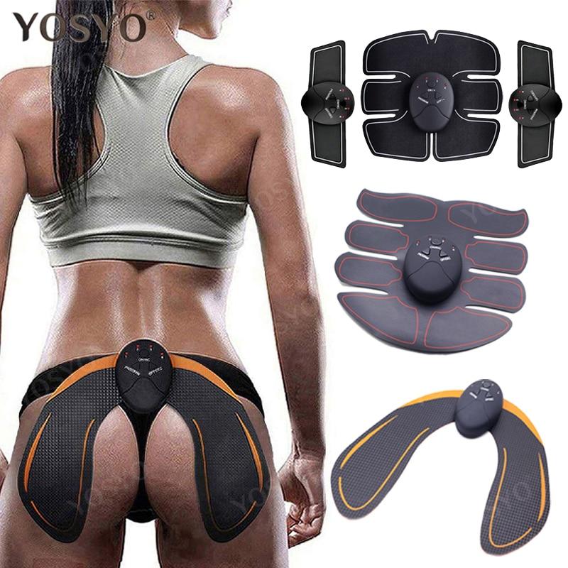 EMS Hip Trainer Muscle Stimulator ABS Fitness Buttocks Butt Lifting Buttock Toner Trainer Slimming Massager Unisex GreatEagleInc