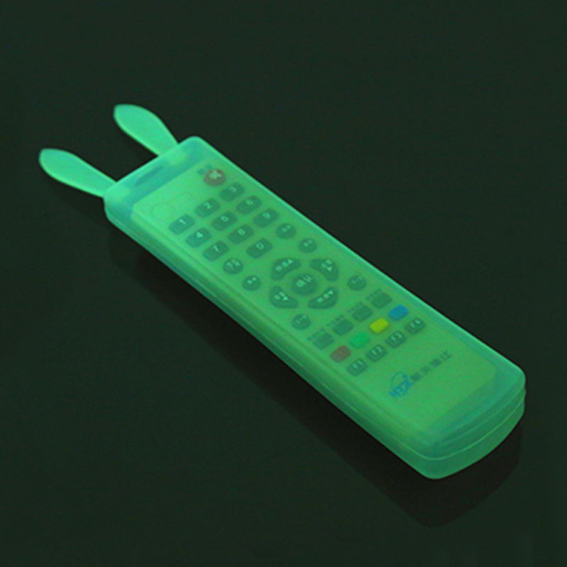 Remote Control Dust Cover Lovely Rabbit Air-condition Waterproof Silicone Cases Protector Cute Rabbit Ear Luminous