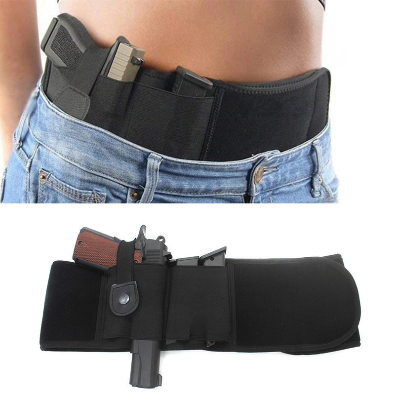 Tactical Pistol Holster Hidden Holster Wide Belt Military Portable Outdoor Hunting Shooting Defense Holster Mobile Phone Holster GreatEagleInc