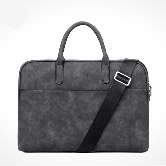 Fashion Pu Waterproof Scratch-resistant Laptop Briefcase 13 14 15 inch Notebook Shoulder Bag Carry Case For women and men GreatEagleInc