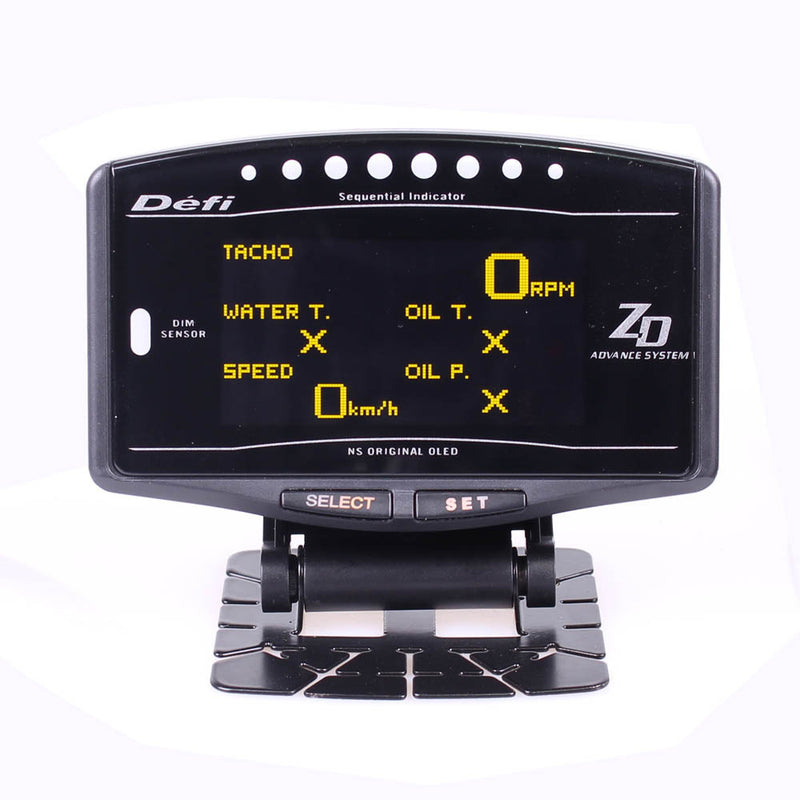 Universal Auto Gauge 10in1 Version DEFI Advance ZD Link Meter Digital Tachometer Volt Geschwindigkeit Wassertemperatur Ölpresse Boost
