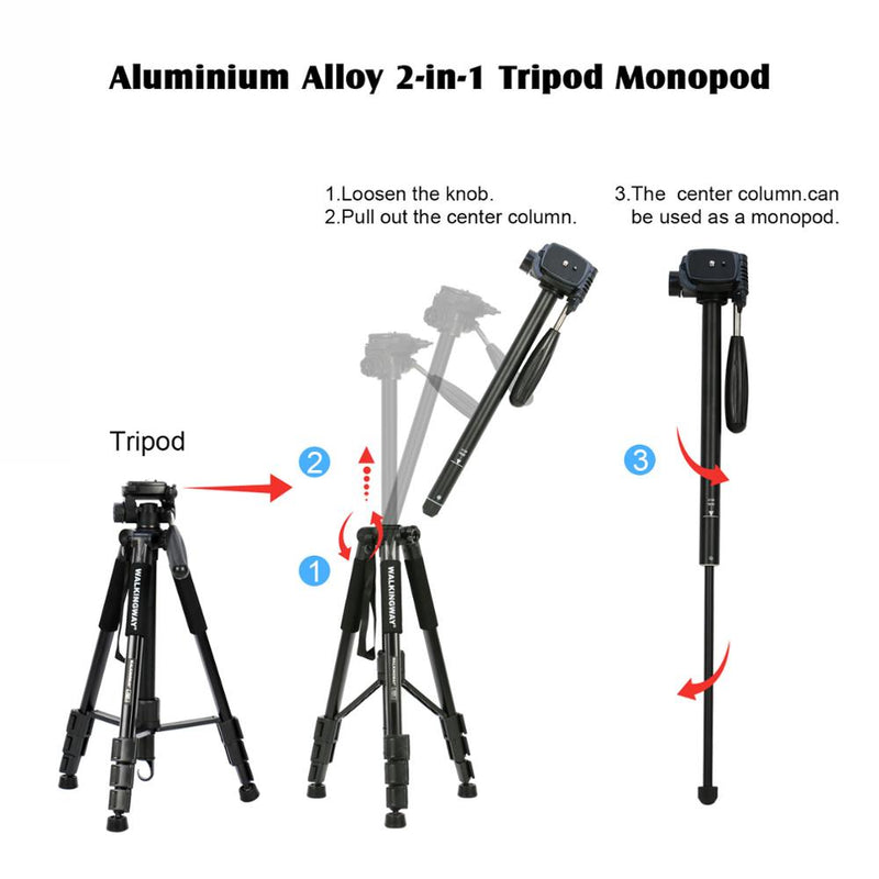 Camera Tripod Stative light professional Tripod Monopod Travel Stand for Camera