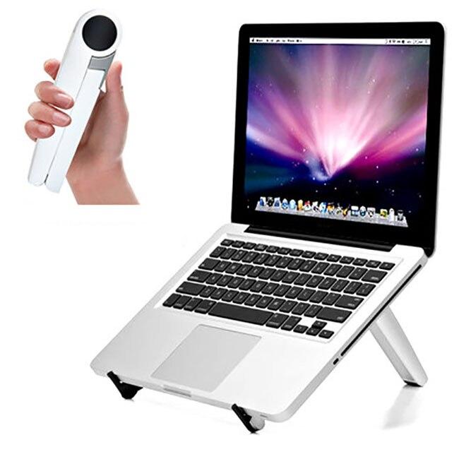 Folding laptop holder PC stand with stretching legs and adjusting angles for 11~16 inch computer notebook portable lapdesk GreatEagleInc