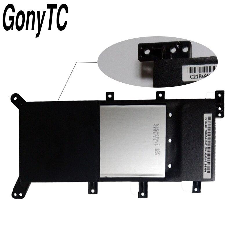 GONYTC 7.5V 37WH C21N1347 New Original Laptop Battery For ASUS X554L X555 X555L X555LA X555LD X555LN X555MA 2ICP4/63/134 (Black) GreatEagleInc