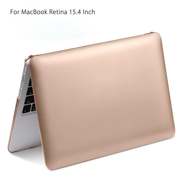 HOCO Simple Style Ultra Slim PC Hard Full Body Case for MacBook Retina 15.4 Inch GOLDEN