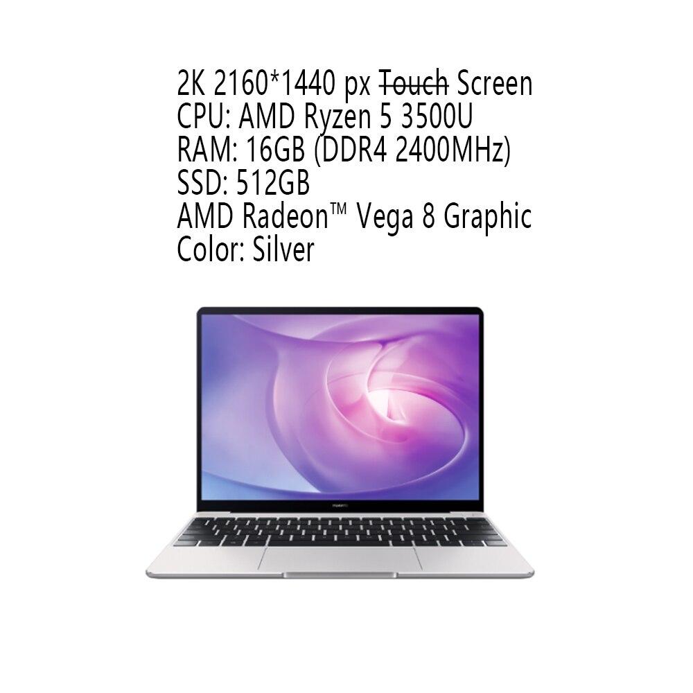 HUAWEI MateBook 13 new 2020 Notebook PC With i7-10510U 16GB 512GB SSD MX250 2K Touch Screen Backlit Laptop GreatEagleInc