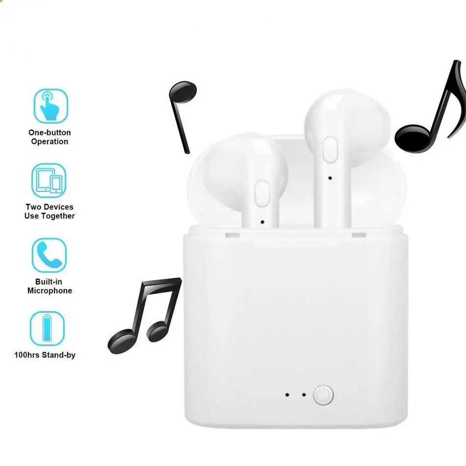 i7s TWS Wireless Headphone Bluetooth 5.0 Earphone In-Ear Stereo Earbuds Sports Handsfree Headset Binaural call For Xiaomi iPhone GreatEagleInc