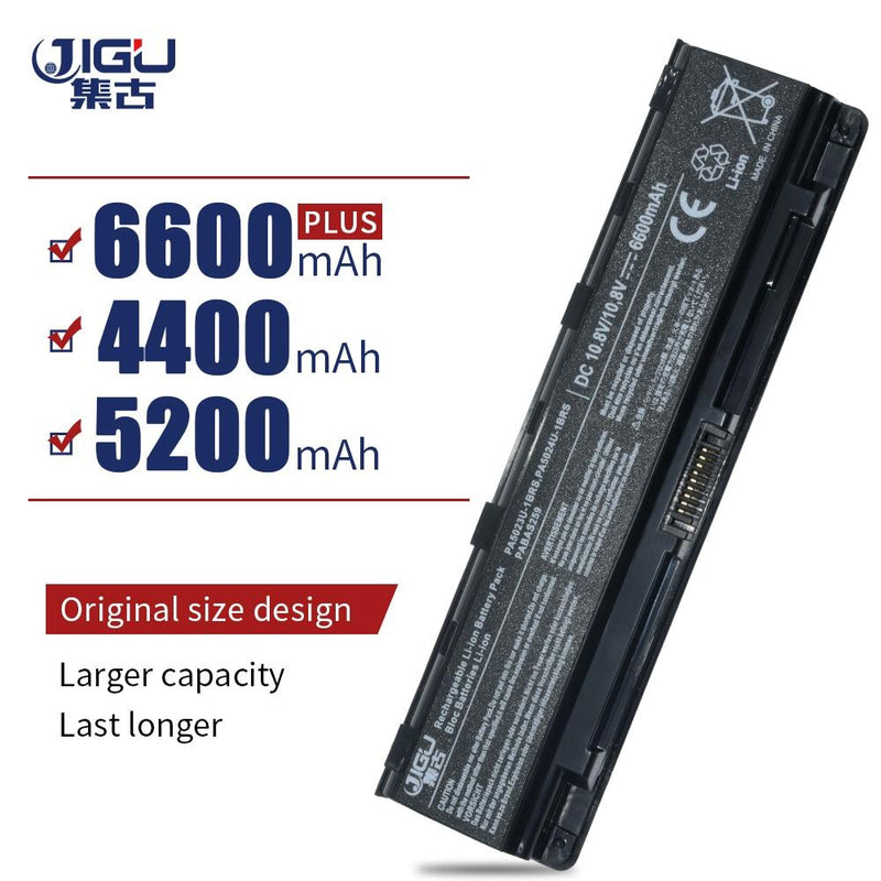 JIGU Black Laptop Battery For Toshiba PA5024U-1BRS PABAS260 PABAS259 PABAS261 PABAS262 PA5023U-1BRS PA5025U-1BRS PA5026U-1BRS GreatEagleInc