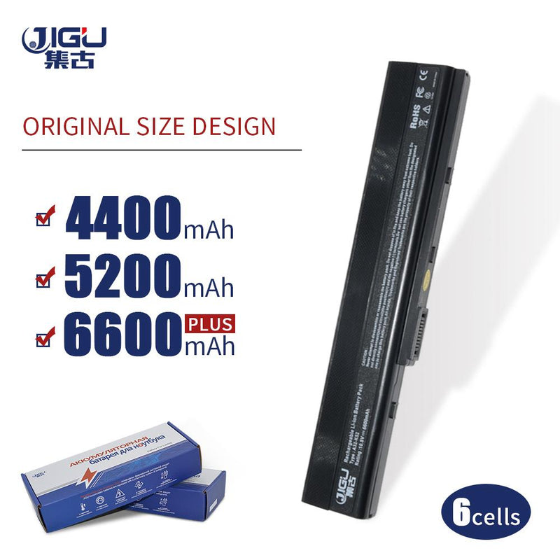 JIGU High Qualiy Laptop Battery For Asus K52J K52JB K52JC K52JE K52JK K52JR K52N K52D K52DE K52DR K52F K62 K62F K62J K62JR GreatEagleInc