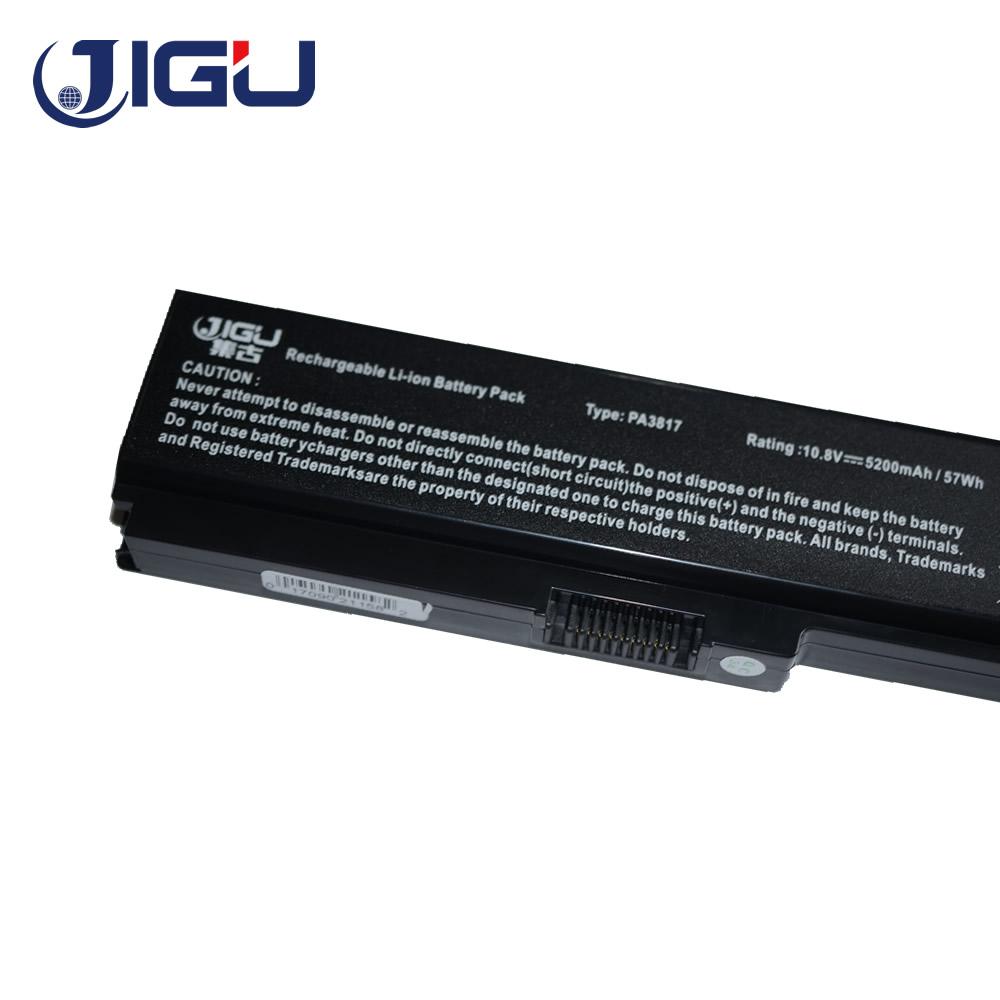 JIGU PA3817U-1BAS PA3817U-1BRS Laptop Battery For TOSHIBA Satellite L700 L700D L730 L735 L740 L745 L750 L755 L755D L770 6Cells GreatEagleInc
