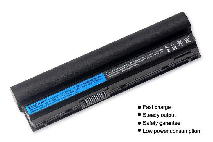 KingSener 11.1V 6000mAh New RFJMW Laptop Battery For DELL Latitude E6320 E6330 E6220 E6230 E6120 FRR0G KJ321 K4CP5 J79X4 7FF1K GreatEagleInc