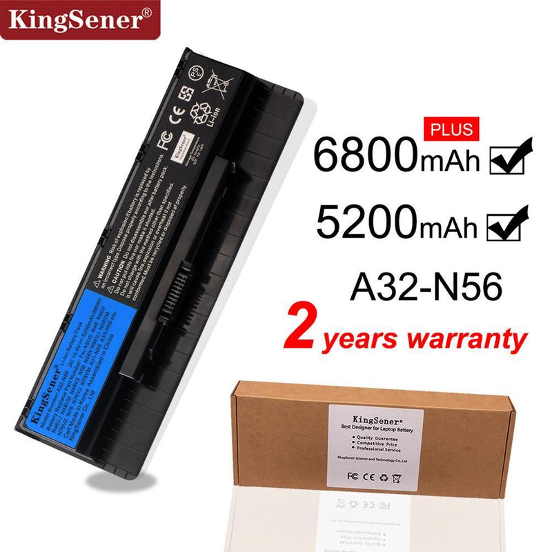 KingSener A32-N56 Laptop Battery For ASUS B53V B53A F45A F45U R500N R500VD F55 N56D N56DY N56J N56JK N56VM N56VV N56VZ N56VB GreatEagleInc