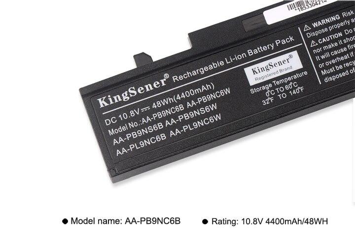 KingSener AA-PB9NC6W Laptop battery for Samsung RV509 RV511 RV513 NP355V4C NP350V5C NP350E5C NP300V5A NP350E7C NP355E7 NP355V5C GreatEagleInc