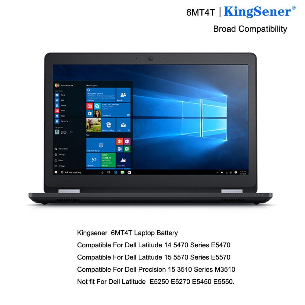 KingSener New 6MT4T Laptop Battery For Dell Latitude E5470 E5570 Notebook 15.6