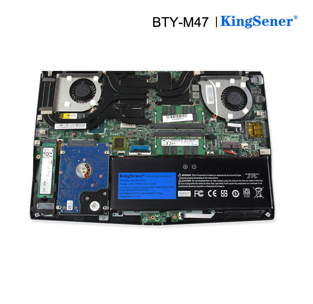 KingSener New BTY-M47 Laptop Battery for MSI GS40 GS43 GS43VR 6RE GS40 6QE 2ICP5/73/95-2 MS-14A3 MS-14A1 7.6V 8060mAh/61.25WH GreatEagleInc